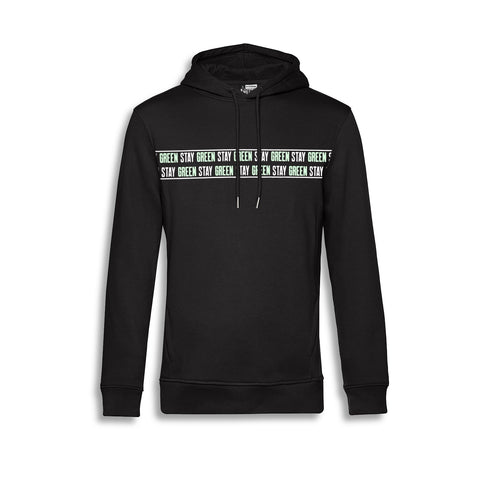 Stay Green Organic Hoodie - glow green