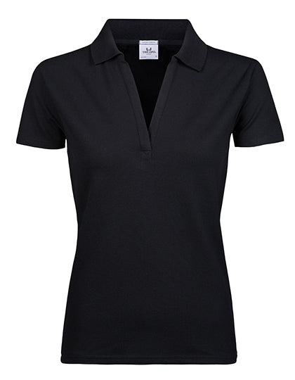 Women's Luxury Stretch V-Neck Polo