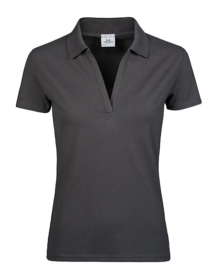 Women's Luxury Stretch V-Neck Polo