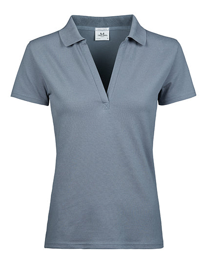 Women's Luxury Stretch V-Neck Polo