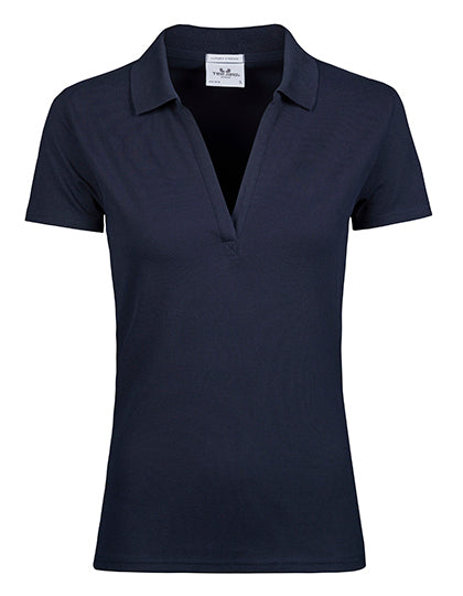 Women's Luxury Stretch V-Neck Polo