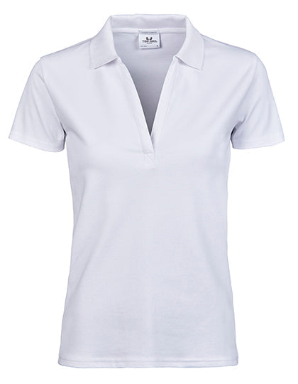 Women's Luxury Stretch V-Neck Polo