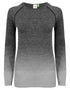 Ladies' Seamless Fade Out Long Sleeved Top