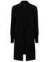 Ladies' longline open cardigan
