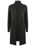 Ladies' longline open cardigan