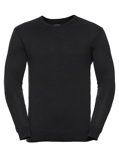 Men's V-neck knitted sweater