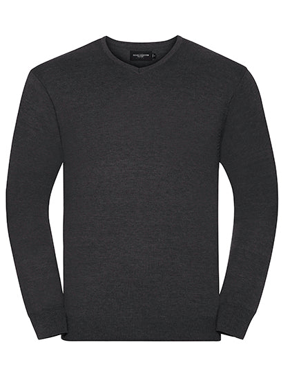Men's V-neck knitted sweater