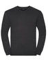 Men's V-neck knitted sweater