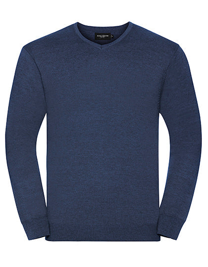 Men's V-neck knitted sweater
