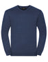 Men's V-neck knitted sweater
