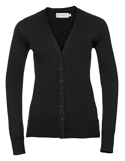 Ladies' V-Neck Knitted Cardigan