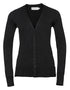 Ladies' V-Neck Knitted Cardigan