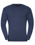 Men's crew neck knitted sweater