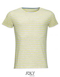 Men's Round Neck Striped T-Shirt Miles