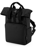 Recycled Mini Twin Handle Roll-Top Backpack